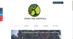 Desktop Screenshot of givingtreeessentials.com